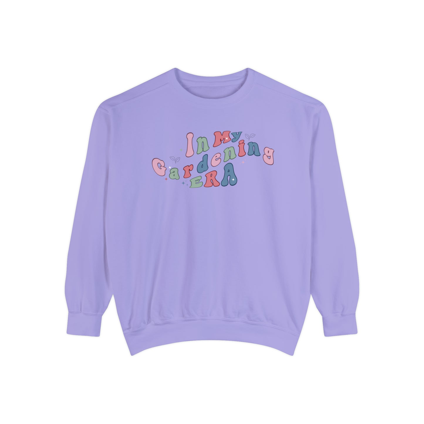 Sweatshirt In My Gardening ERA Cool Cottagecore Colors Design 1566 Feminine Comfort Colors Shirts Plant Lover Unisex Garment-Dyed Sweatshirt