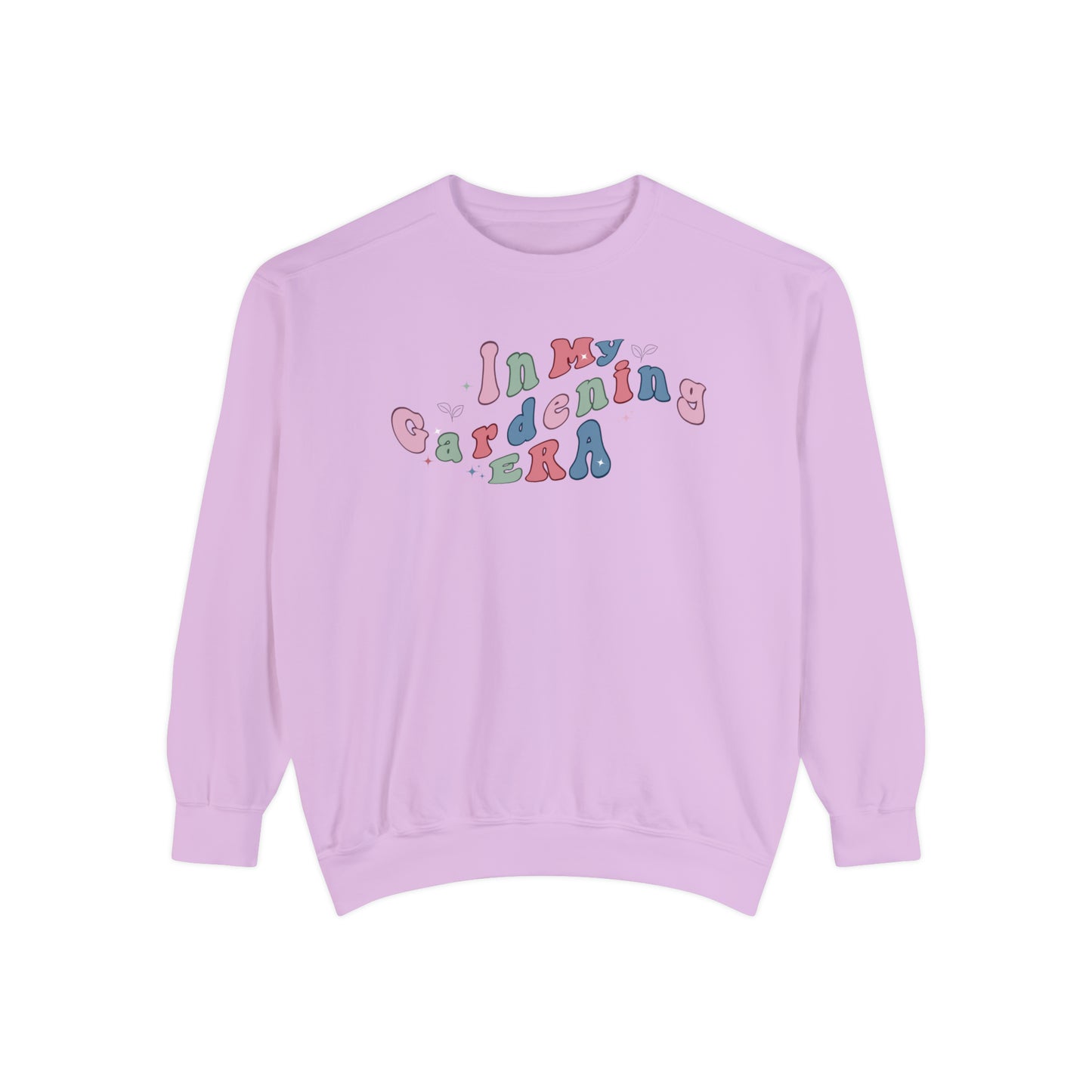 Sweatshirt In My Gardening ERA Cool Cottagecore Colors Design 1566 Feminine Comfort Colors Shirts Plant Lover Unisex Garment-Dyed Sweatshirt