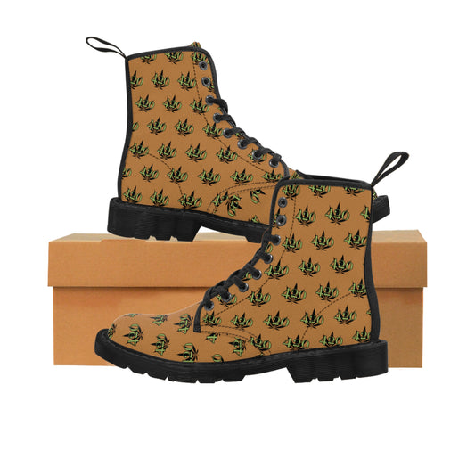 Boots 420 Gardener Gift for Men Unique Ganja Enthusiast Footwear Stylish Cannabis Lovers Winter Canvas Mens Boots